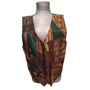 Two-One-Two leather vest.